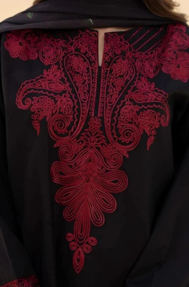 Summer 3PC Lawn Embroidered Suit- BFB0742