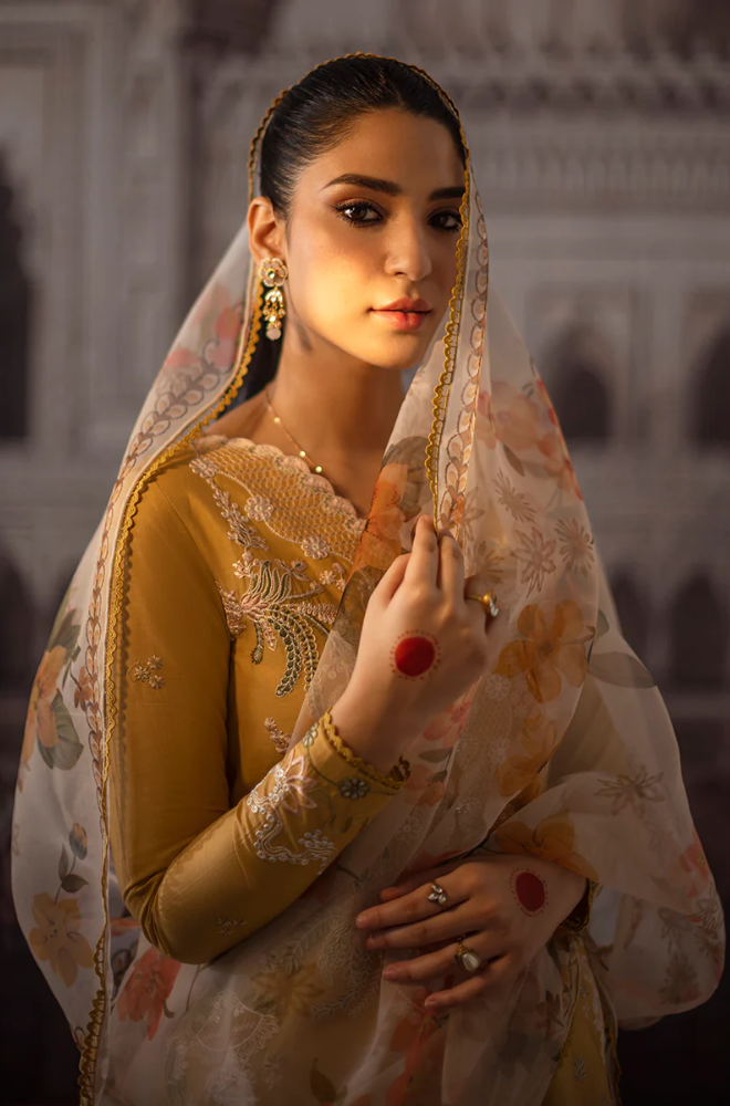 Summer 3PC Lawn Embroidered Suit - BFB0238