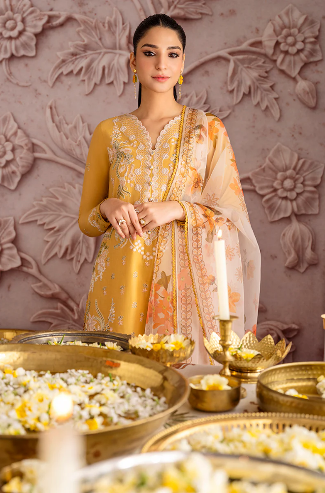 Summer 3PC Lawn Embroidered Suit - BFB0238