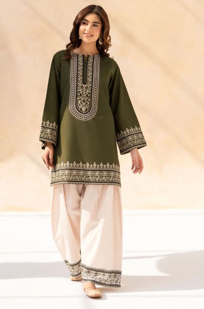 Summer 3PC Lawn Embroidered Suit- BFB0735