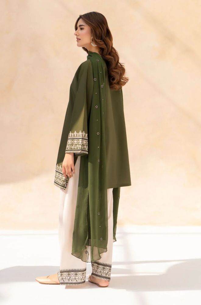 Summer 3PC Lawn Embroidered Suit- BFB0735